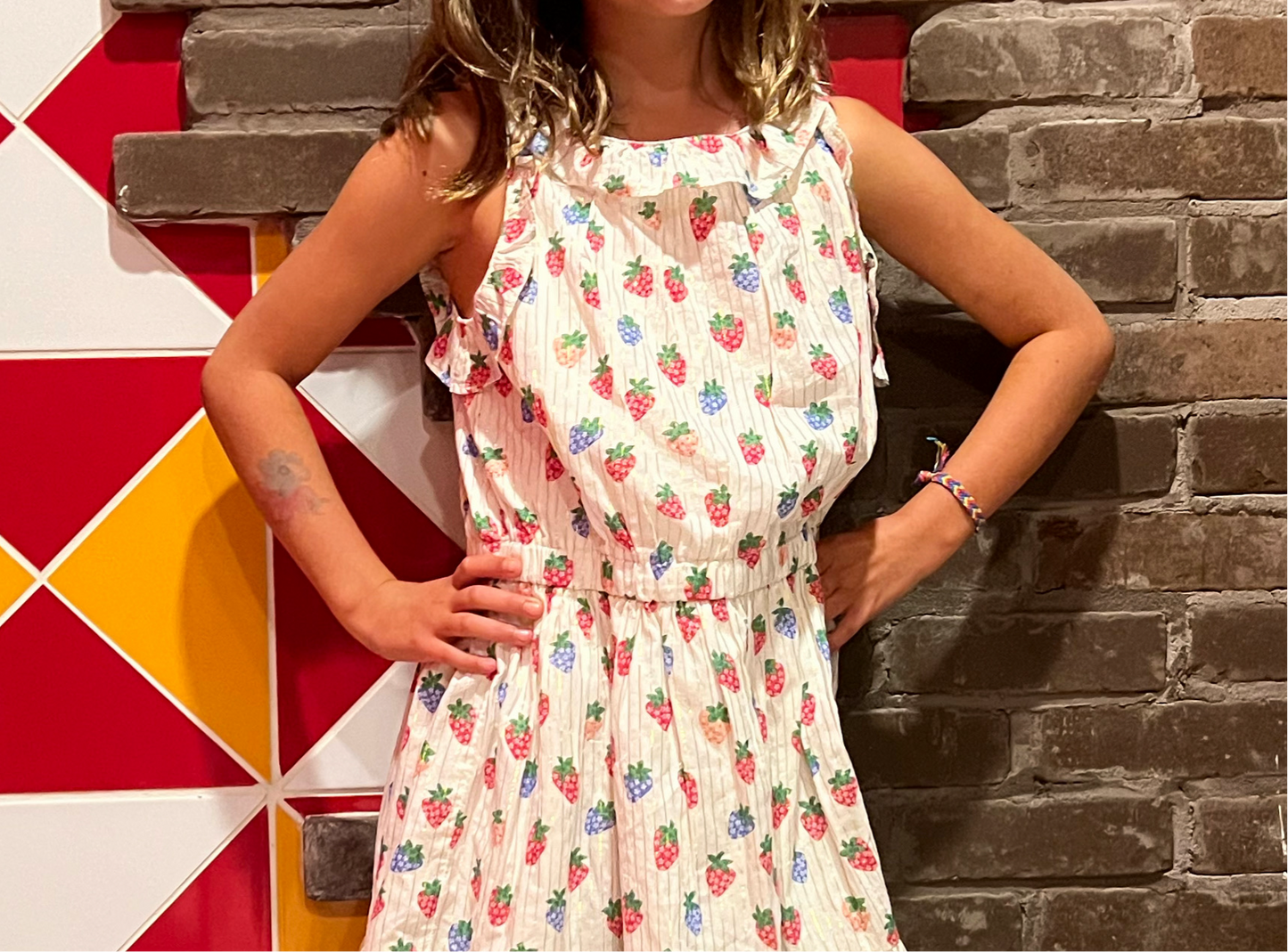 10 Crewcuts strawberry dress
