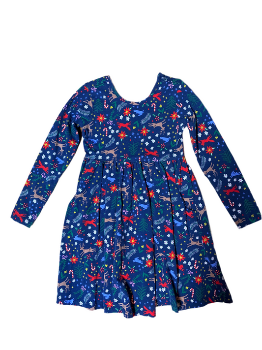 6-7 Hanna Andersson holiday dress