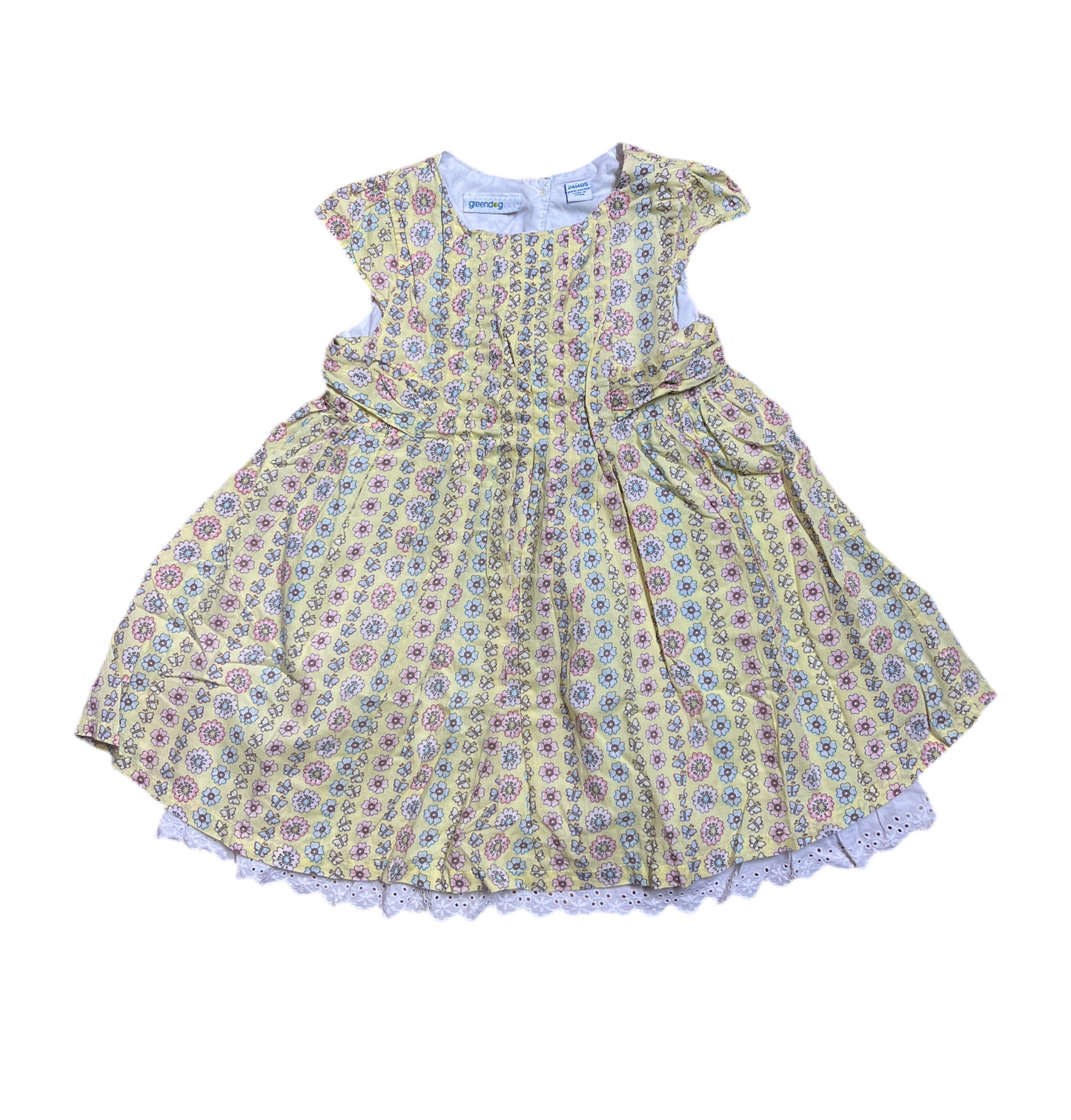 24 months Greendog yellow dress