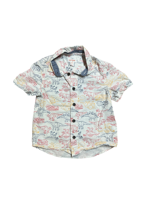 4-5 Cat & Jack dinosaur button up