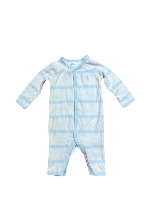 3 Mon Ralph Lauren button up onesie