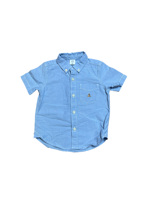 2T Baby Gap blue button up