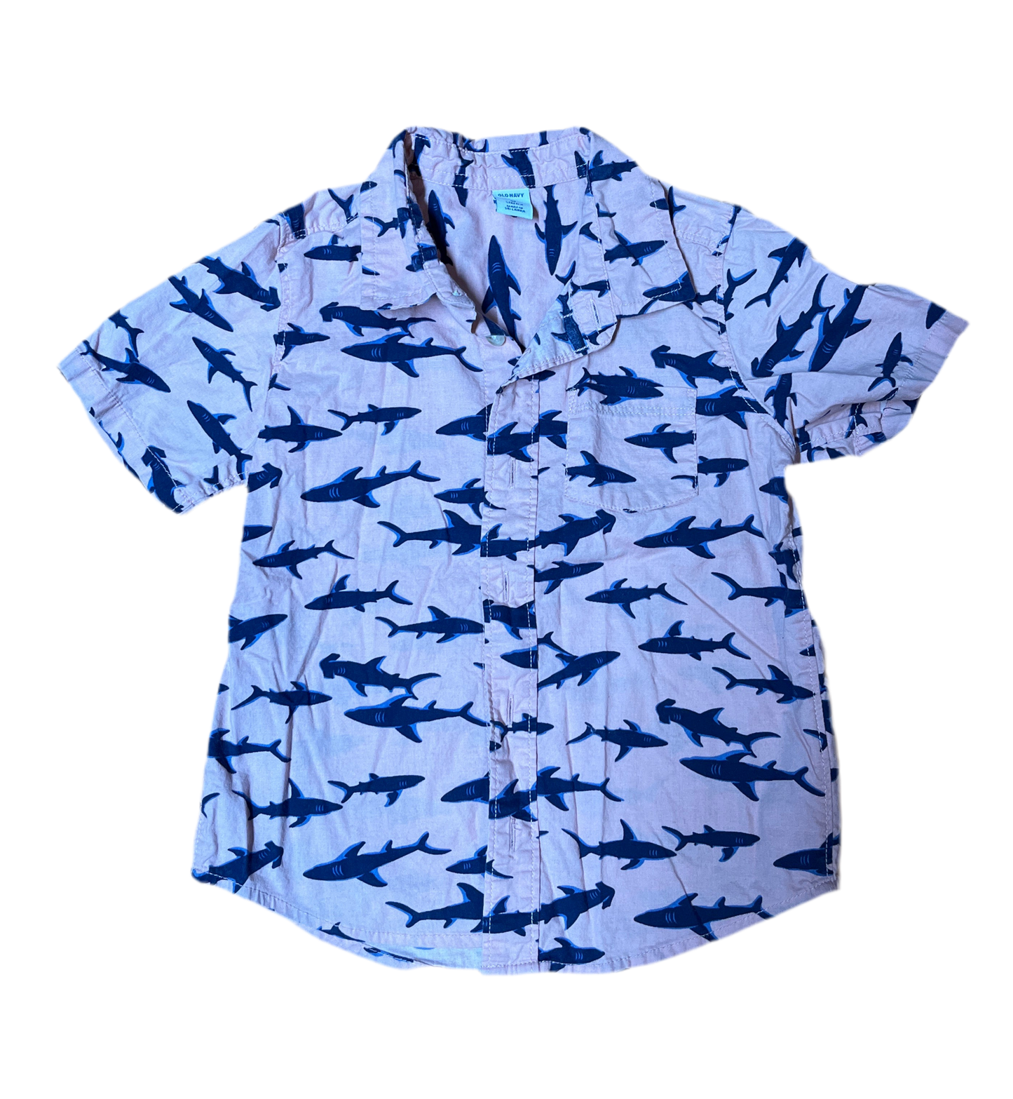 4 Old Navy button up shark shirt