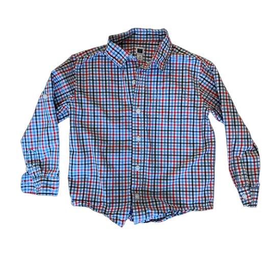 4 - Janie and Jack checked shirt