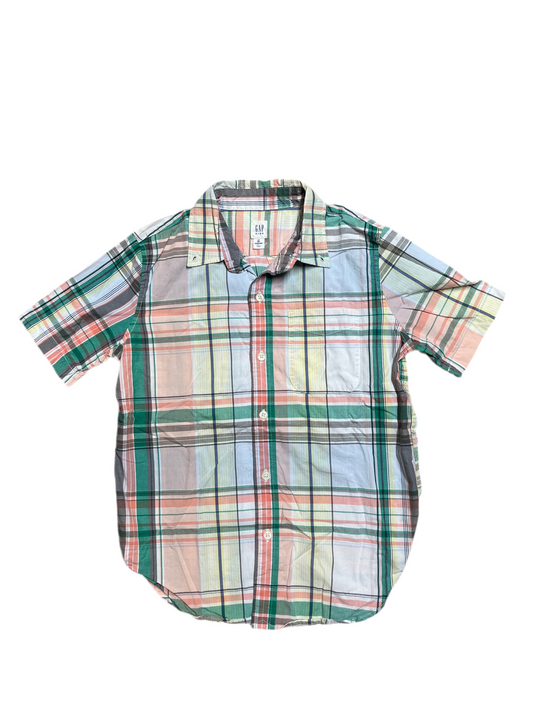 8 Gap Kids plaid button up