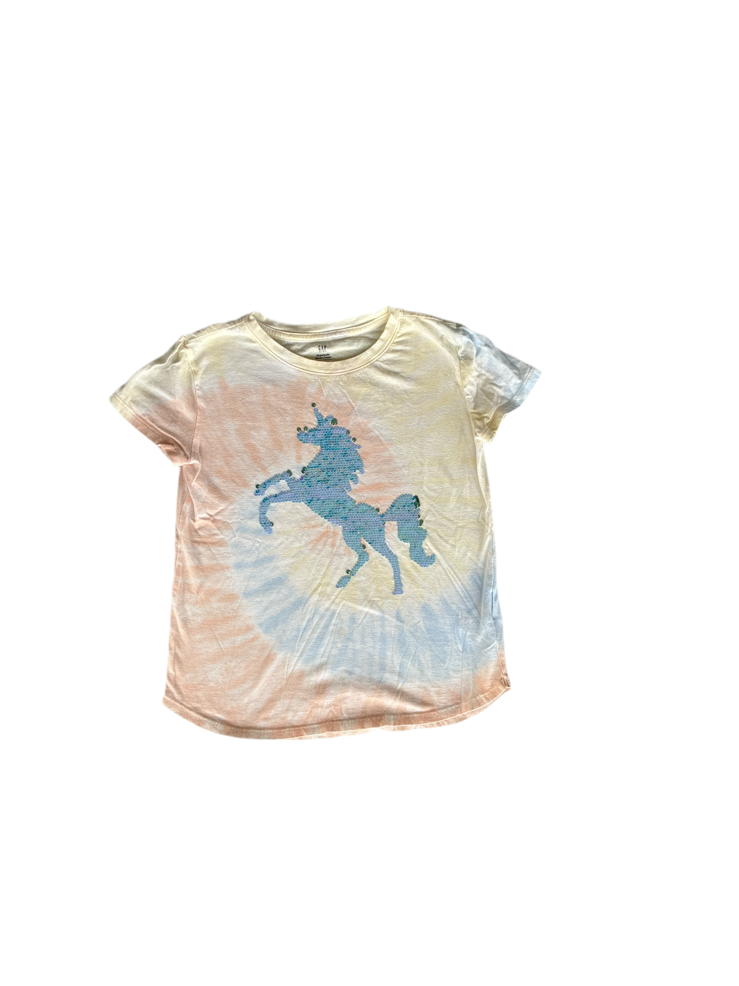 8 - Gap medium unicorn flip sequin t-shirt