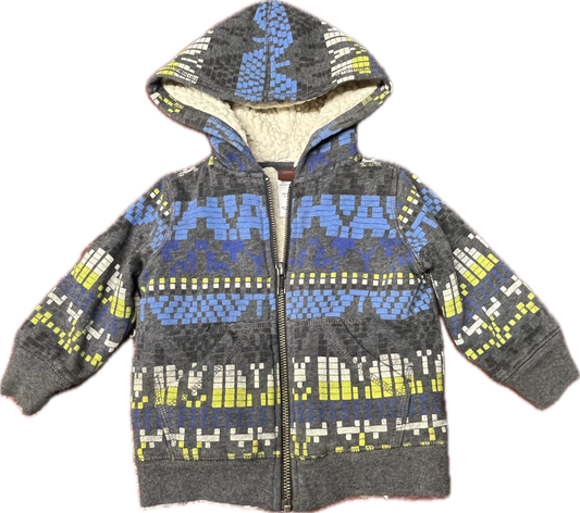 6-12m-Tea hooded sweater