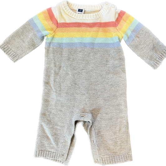 0-3mon- Janie and Jack sweater onesie