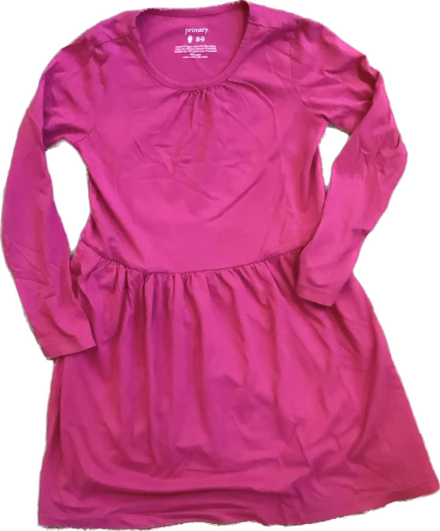 8-9- Primary skater dress