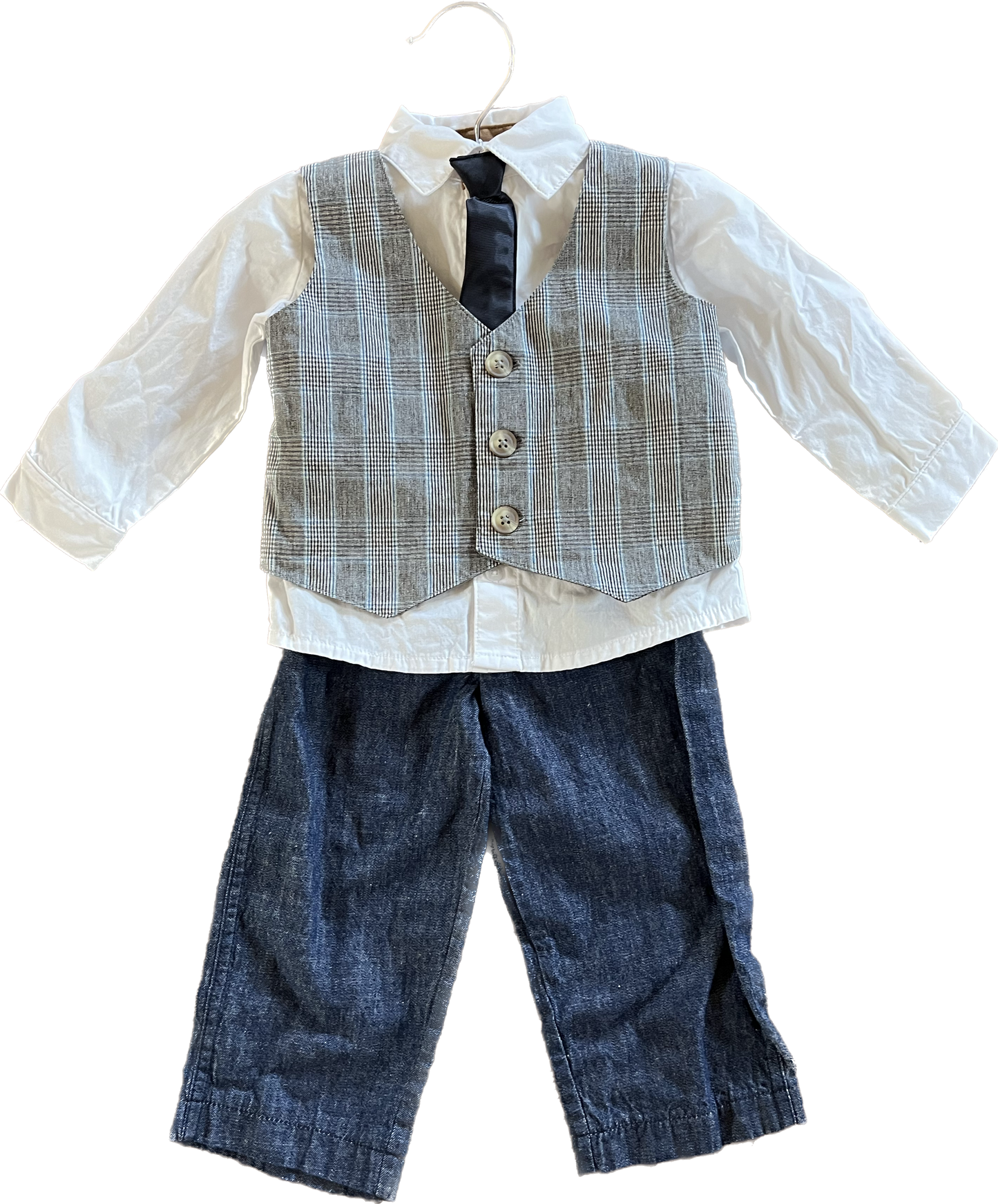 12mon- Koala baby tie, vest and pants