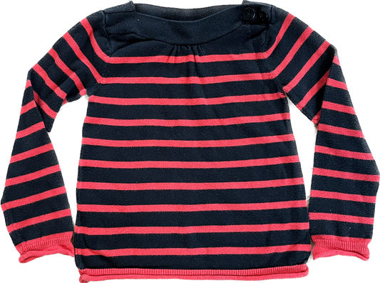 2- Baby Gap red and black sweater, Almost perfect